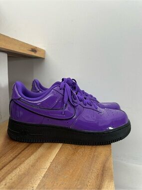 Nike AF1 custom purple glossy